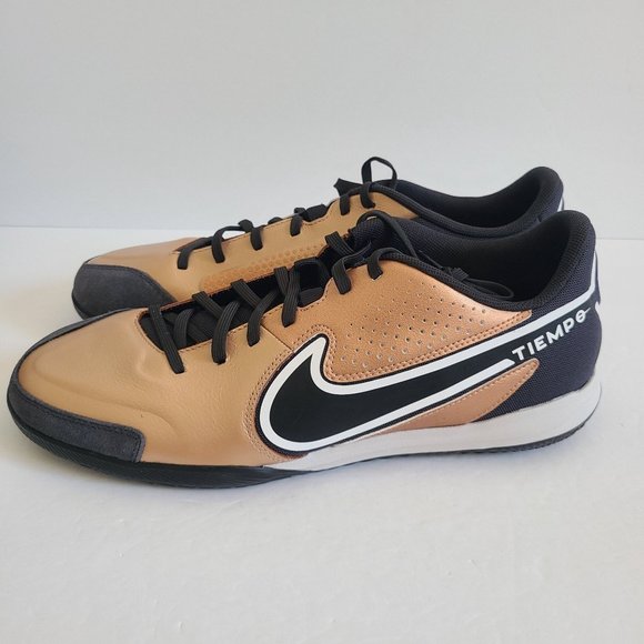NEW Nike Tiempo Legend 9 Academy TF Soccer Shoes DA1190-810 Size 11 Metallic - Picture 1 of 7